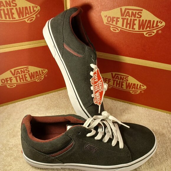 VANS Men's 8/Women's 9.5 Seldan Suede Raven/White VN0A4TZEAJI - Picture 5 of 12